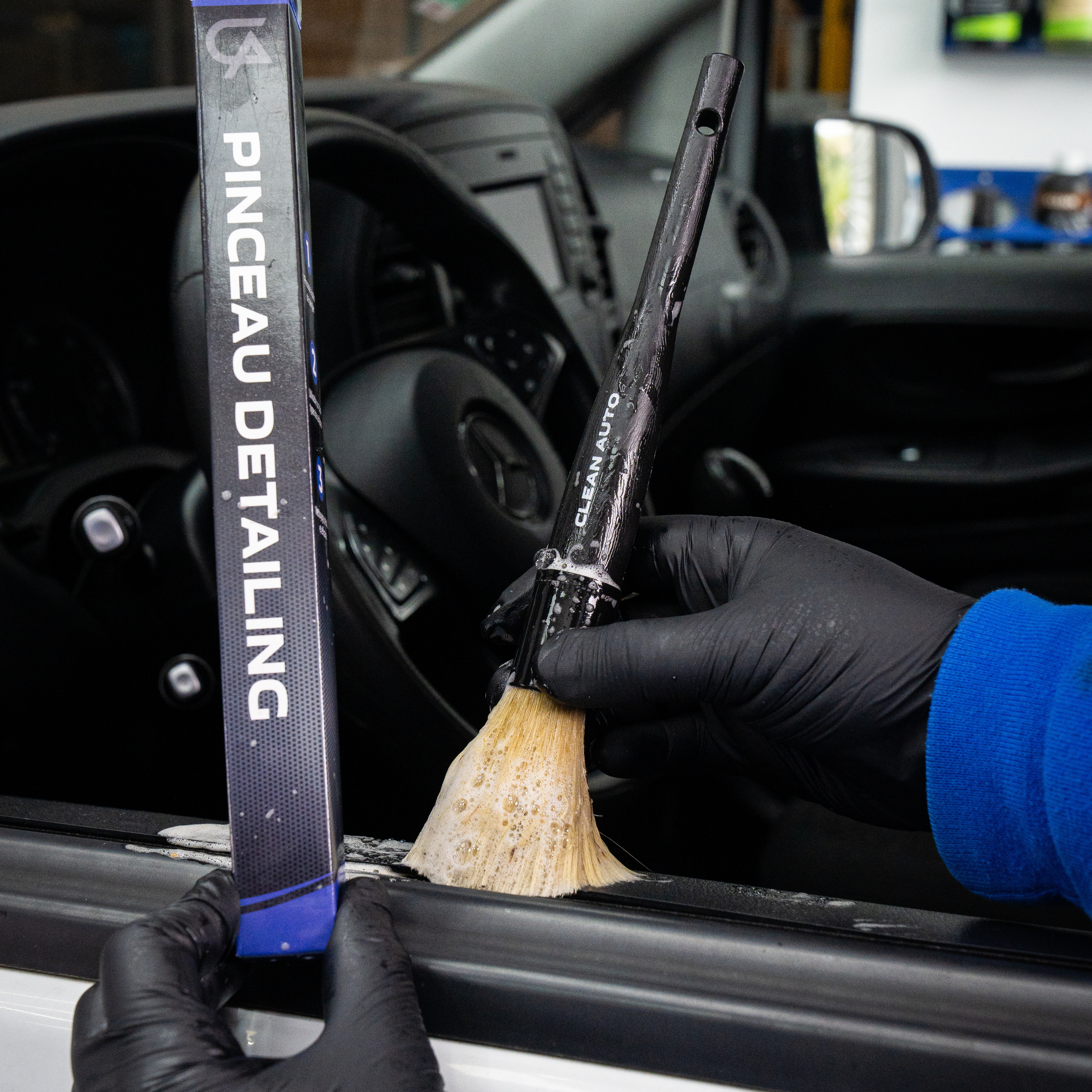 Pinceau de detailing en poils de sanglier - Haute qualité