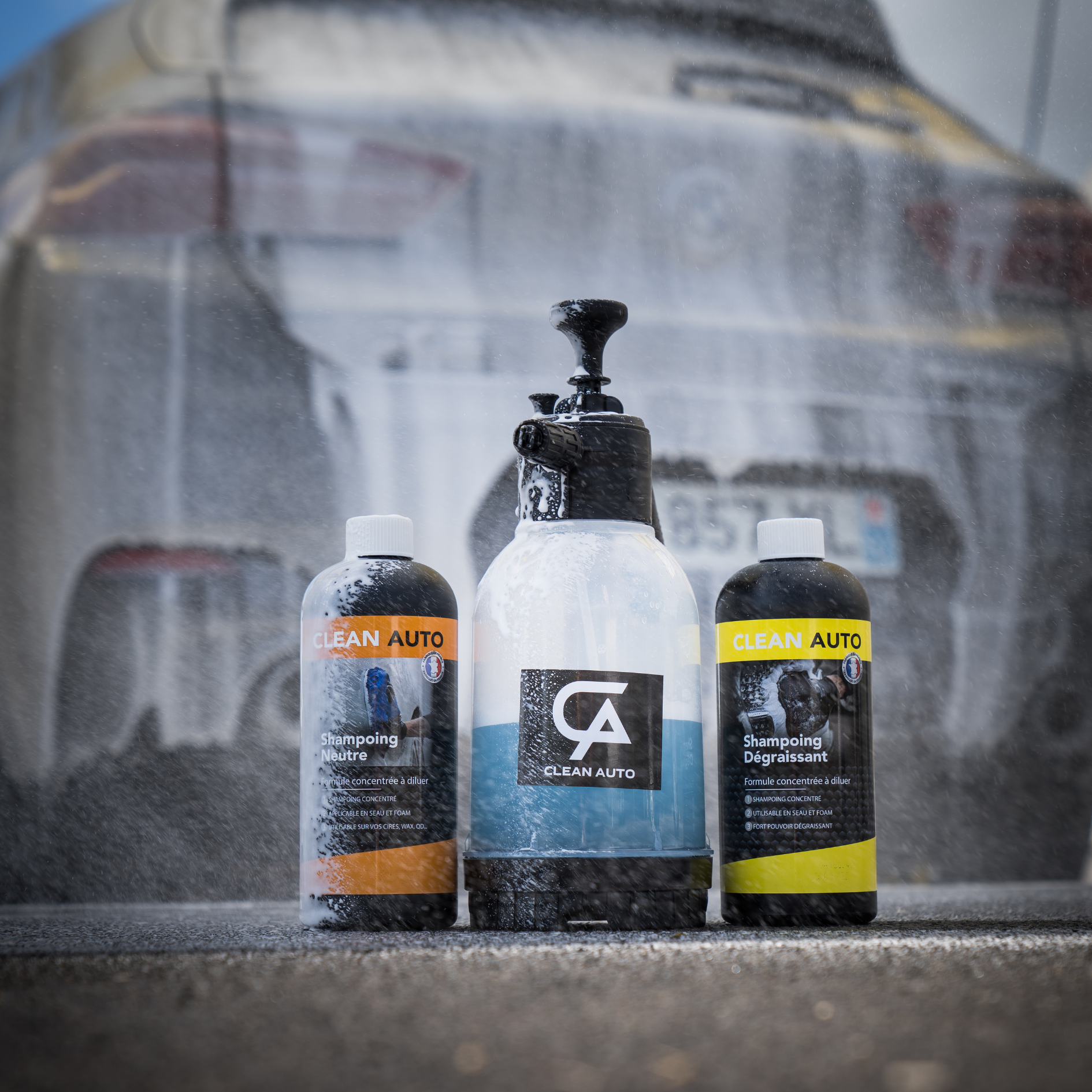 Neutrales pH-Shampoo für Karosseriepolitur 1L – Lustrage – Qd – Wax – Clean Auto – Detailing – 1L