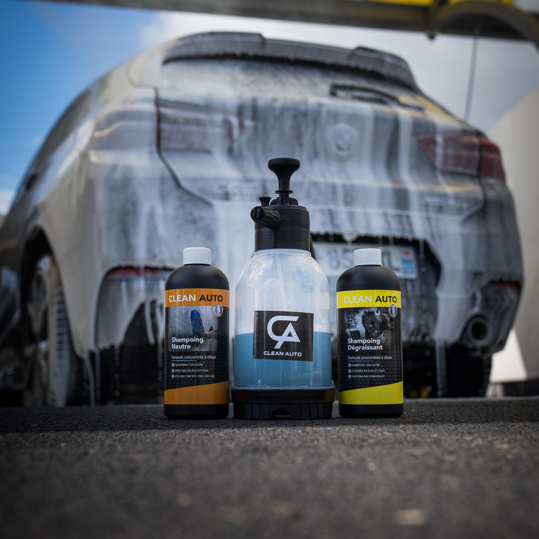 Neutrales pH-Shampoo für Karosseriepolitur 1L – Lustrage – Qd – Wax – Clean Auto – Detailing – 1L