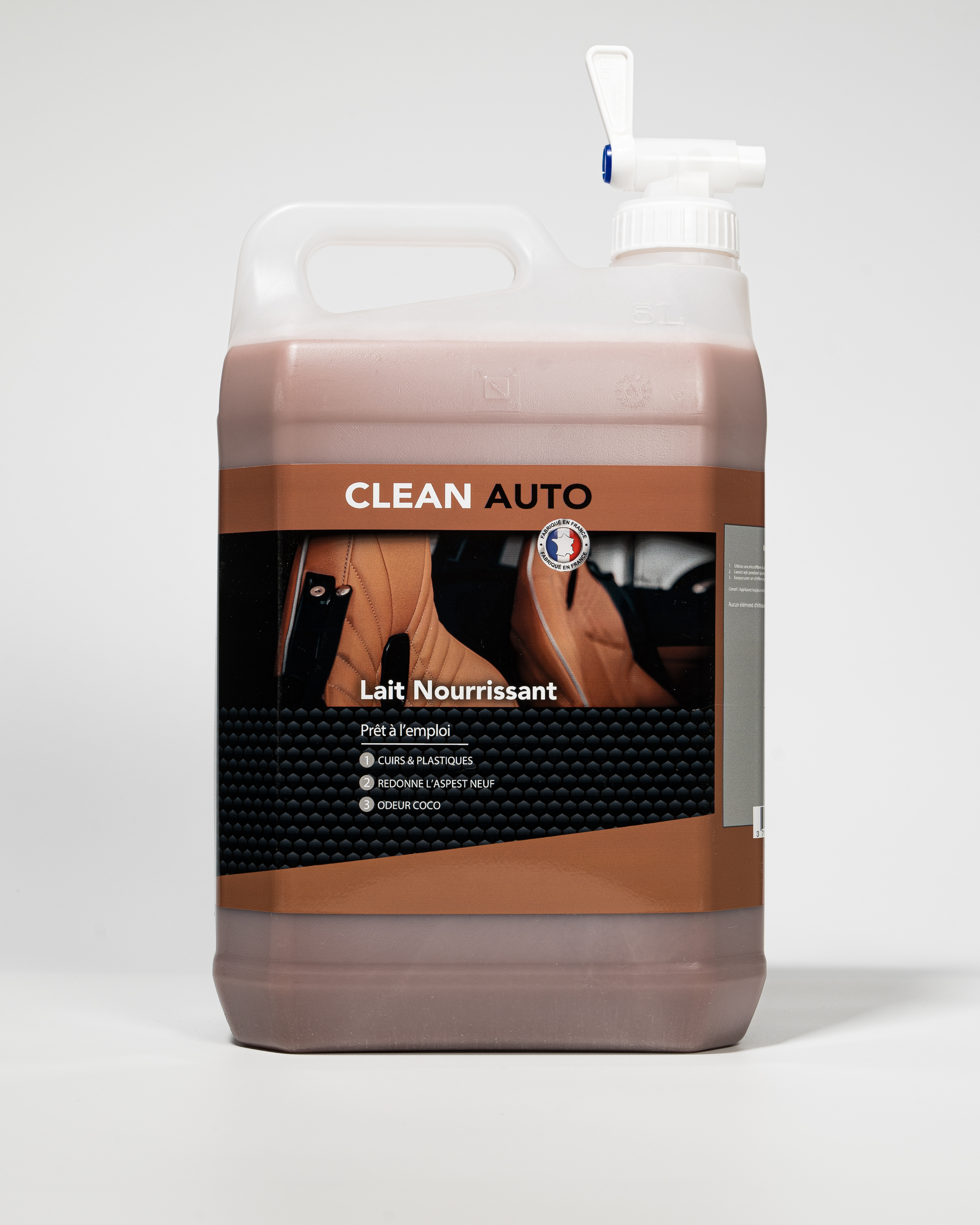 Lait nourissant - Plastiques & Cuirs (Finition satinée)