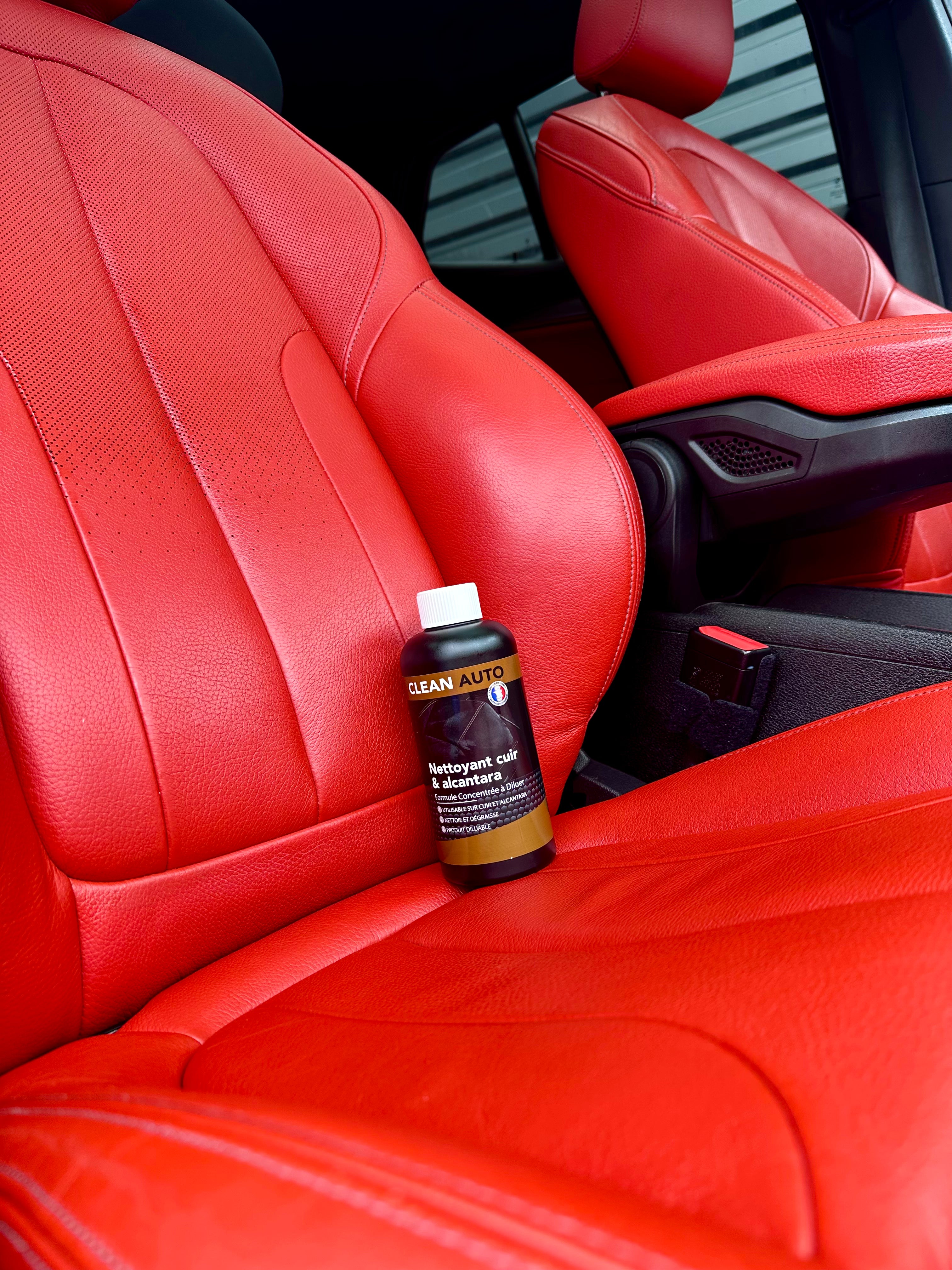 Leder- und Alcantara-Reinigerkonzentrat – Clean Auto – DETAILLIERUNG 500 ml – 1 l – wirksam – Verdünnung 5 %