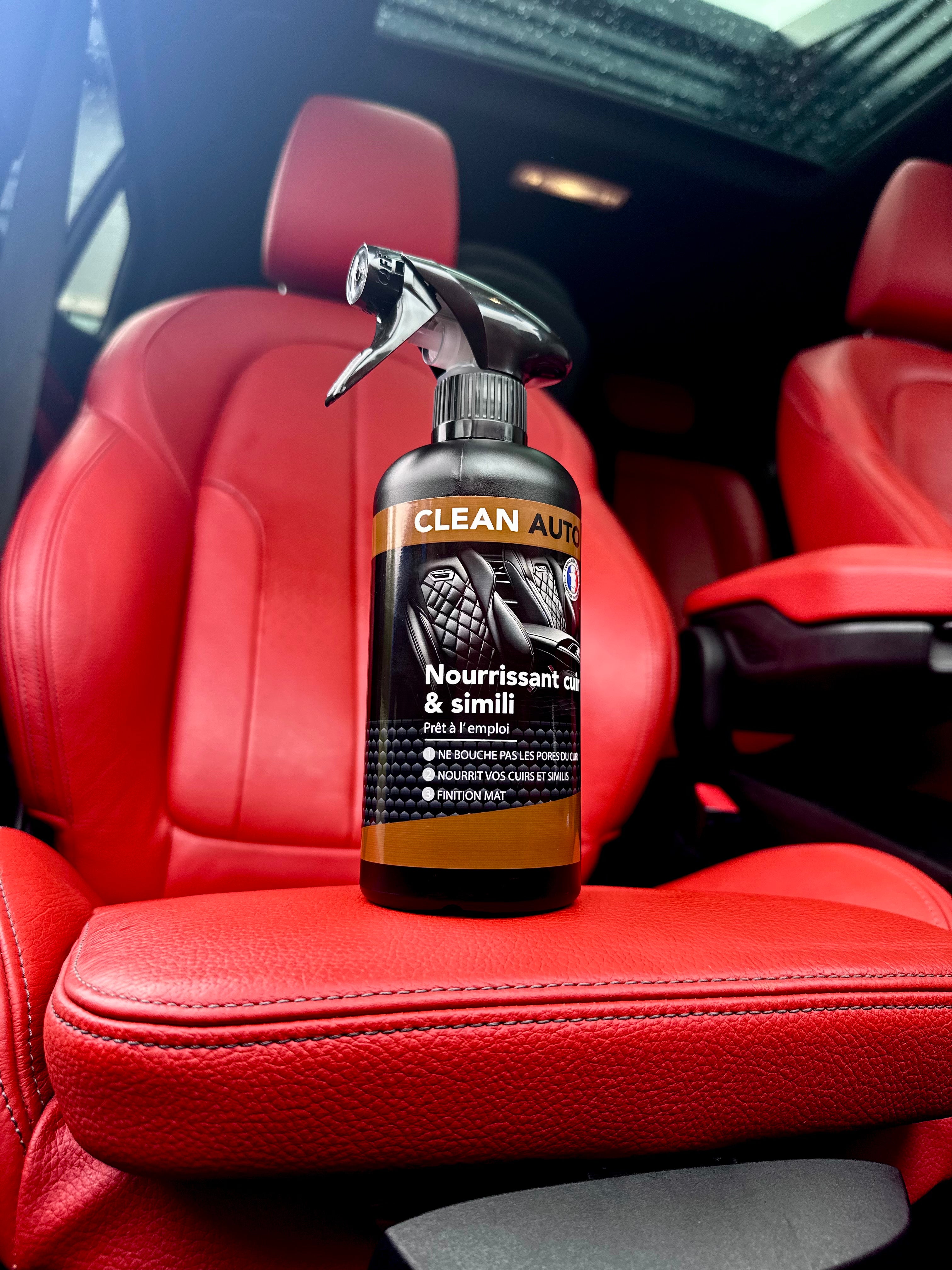 Pflegend für Leder und Kunstleder – (PAE) für langanhaltenden Schutz und ein neues Finish. 500 ml – 1 Liter – CLEAN AUTO – DETAILING