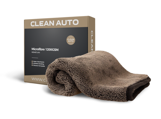 Microfibre de Sechage 1200 GSM - Haute Performance  - Clean Auto - Detailing  - 40 x 40 cm ou 80 x 50cm  -  L'Élite du Séchage Auto