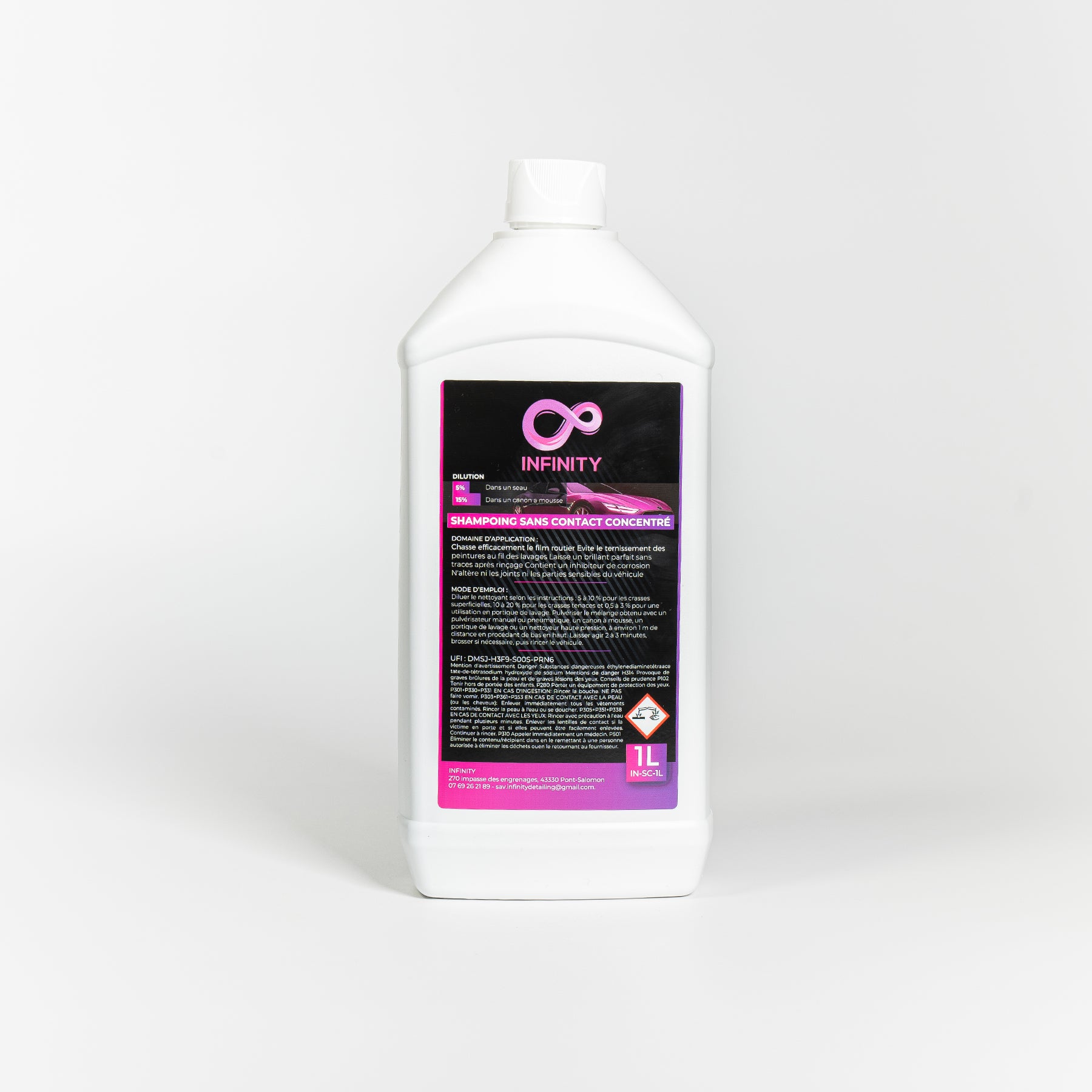 Shampoing sans contact concentrée