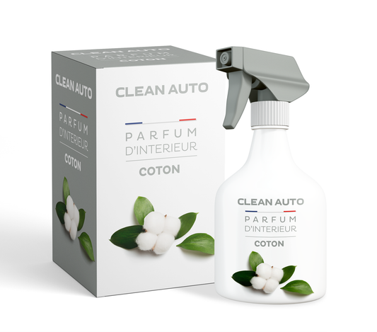 Parfum d'Ambiance Fleur de Coton 500ml pour Voiture et Maison - Clean Auto - Detailing