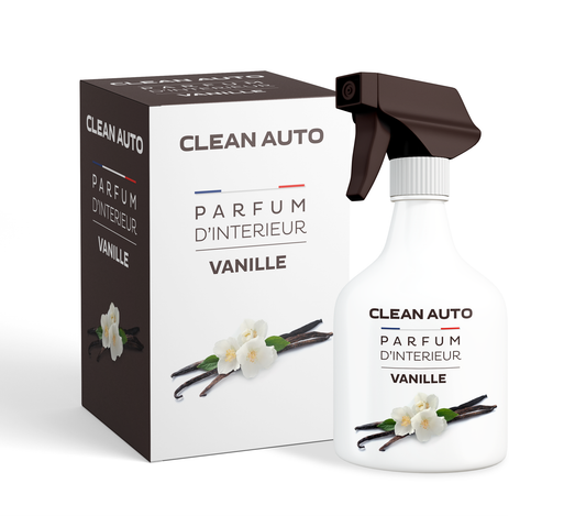 Parfum d'Ambiance Vanille 500ml pour Voiture et Maison -  Clean Auto - Detailing
