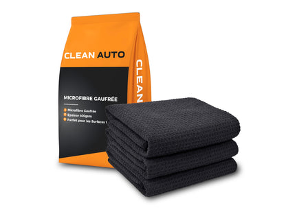 Microfibre gaufrée vitres et pare-brise en 400gsm