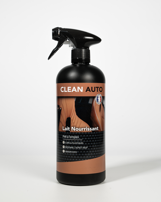 LAIT NOURRISSANT PLASTIQUE & CUIRS ( finition Satinée ) Clean Auto - ODEUR COCO - DETAILING VOITURE