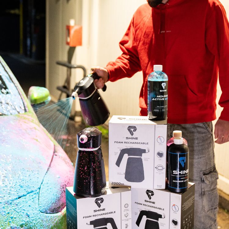 ELEKTRISCHE SCHAUMKANONE 2L - SCHÄUMER GLANZ - DETAILIERUNG - REINIGEN AUTO