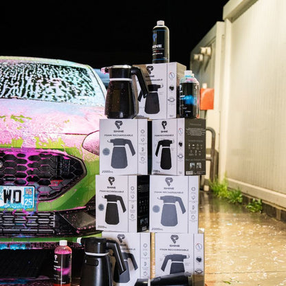ELEKTRISCHE SCHAUMKANONE 2L - SCHÄUMER GLANZ - DETAILIERUNG - REINIGEN AUTO