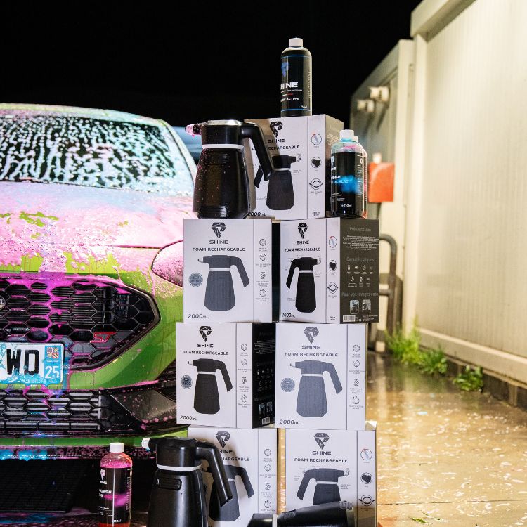 ELEKTRISCHE SCHAUMKANONE 2L - SCHÄUMER GLANZ - DETAILIERUNG - REINIGEN AUTO