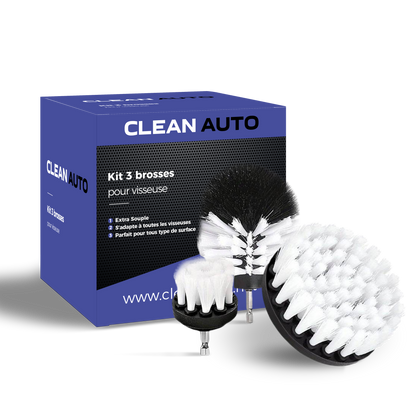 Brosse visseuse - Kit de 3 - Drill brush