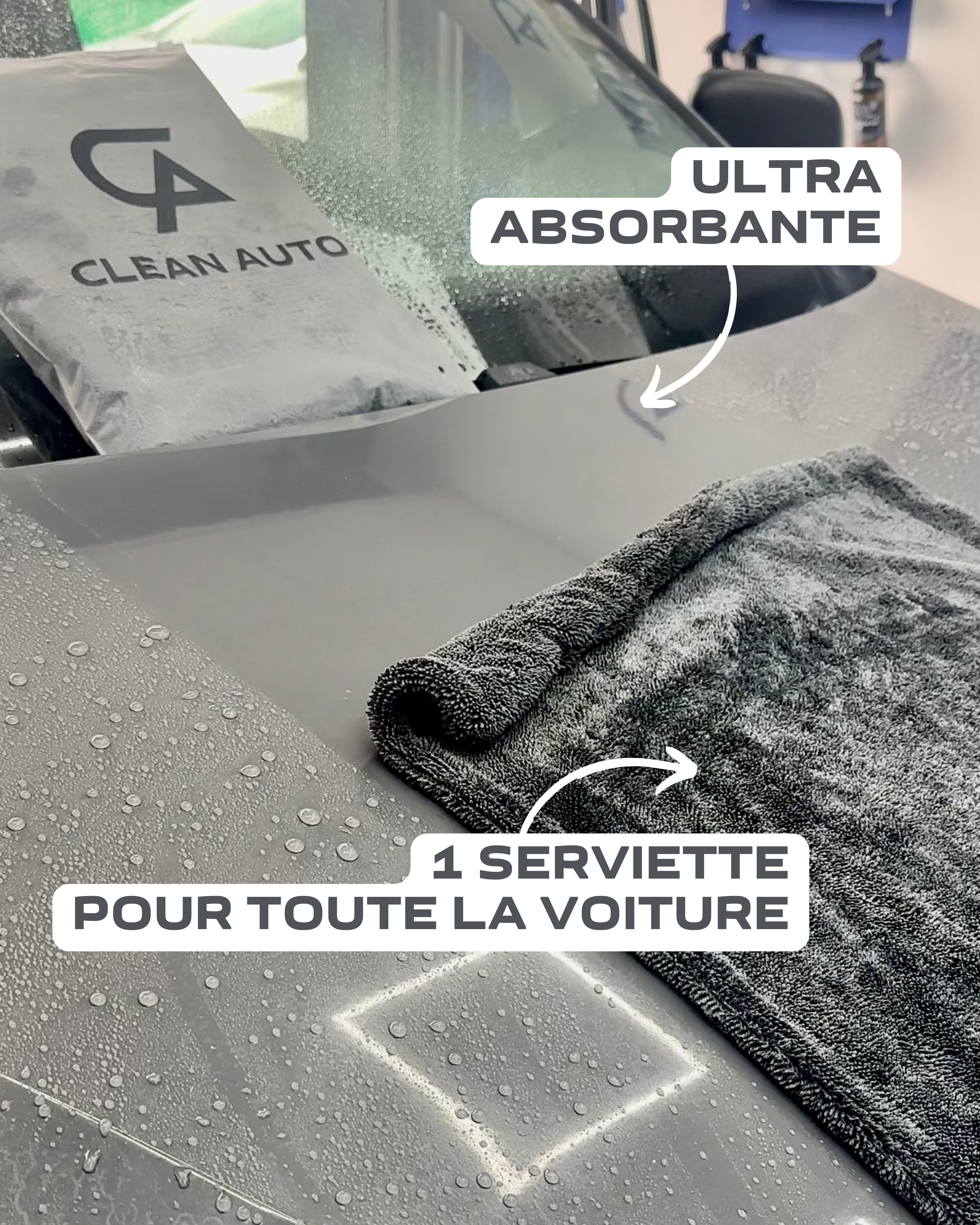 Microfibre de séchage 1200 GSM