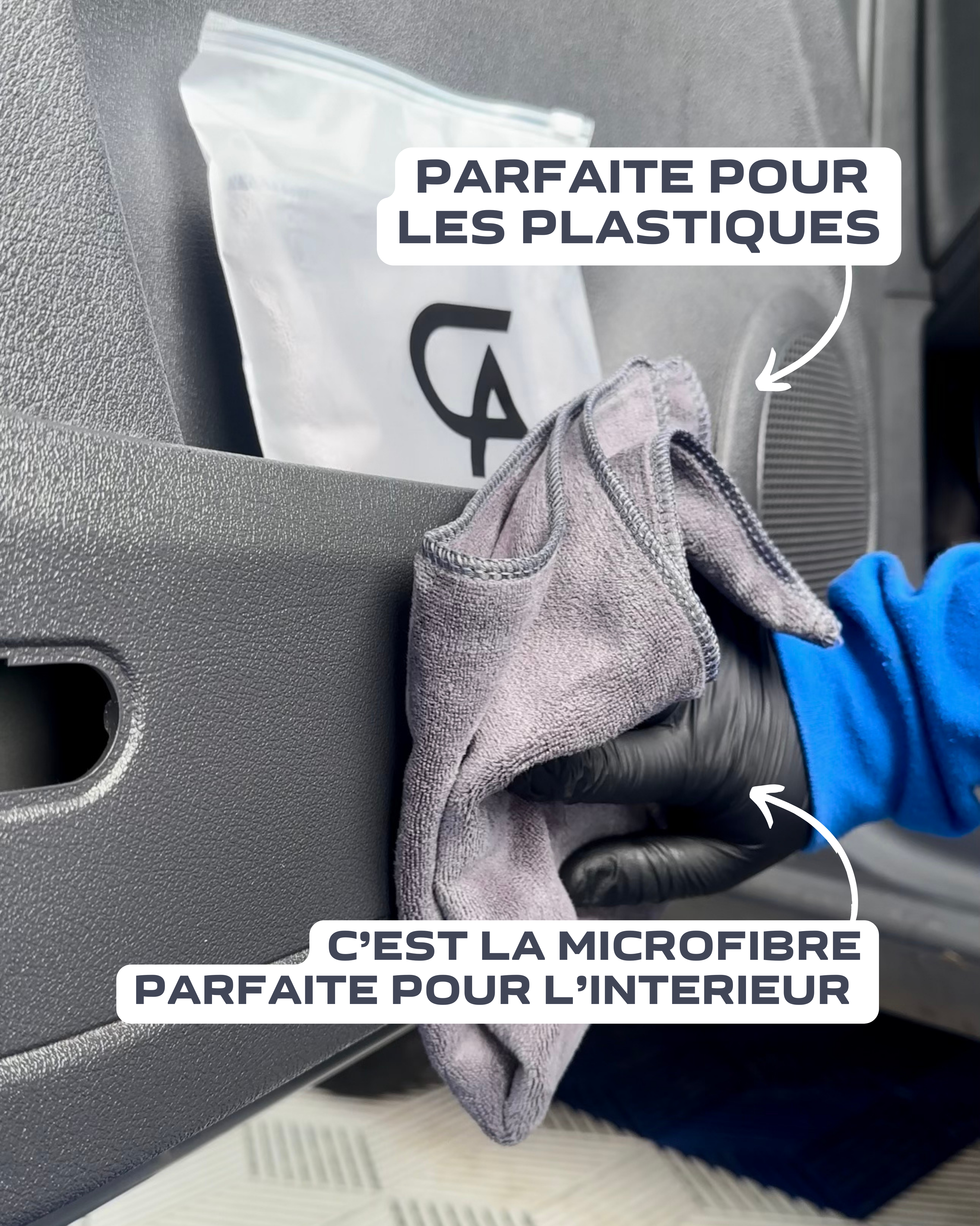 Lot de 10 microfibres 400GSM - 38cm x 38cm - Haute qualité