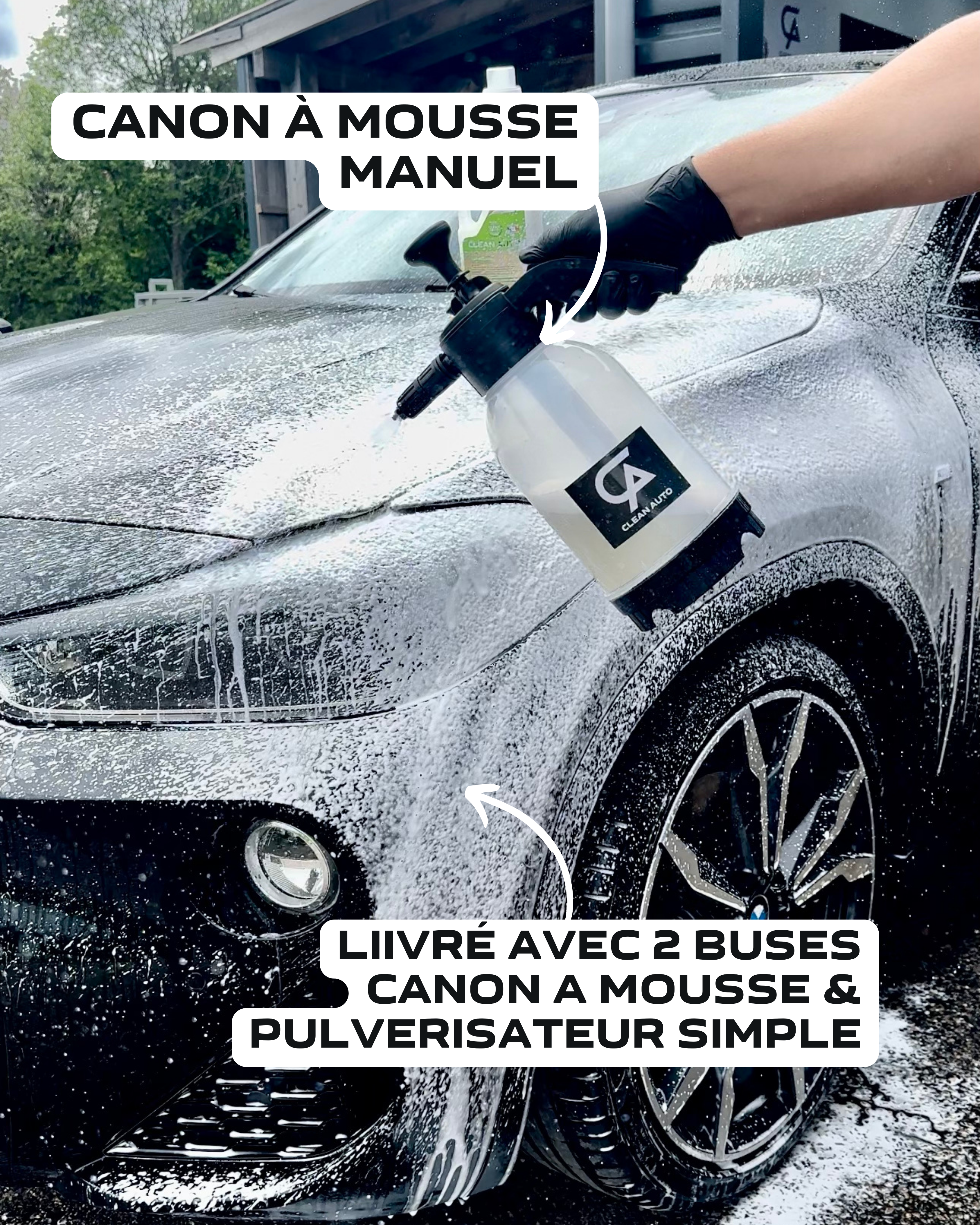 Canon à Mousse 2-en-1