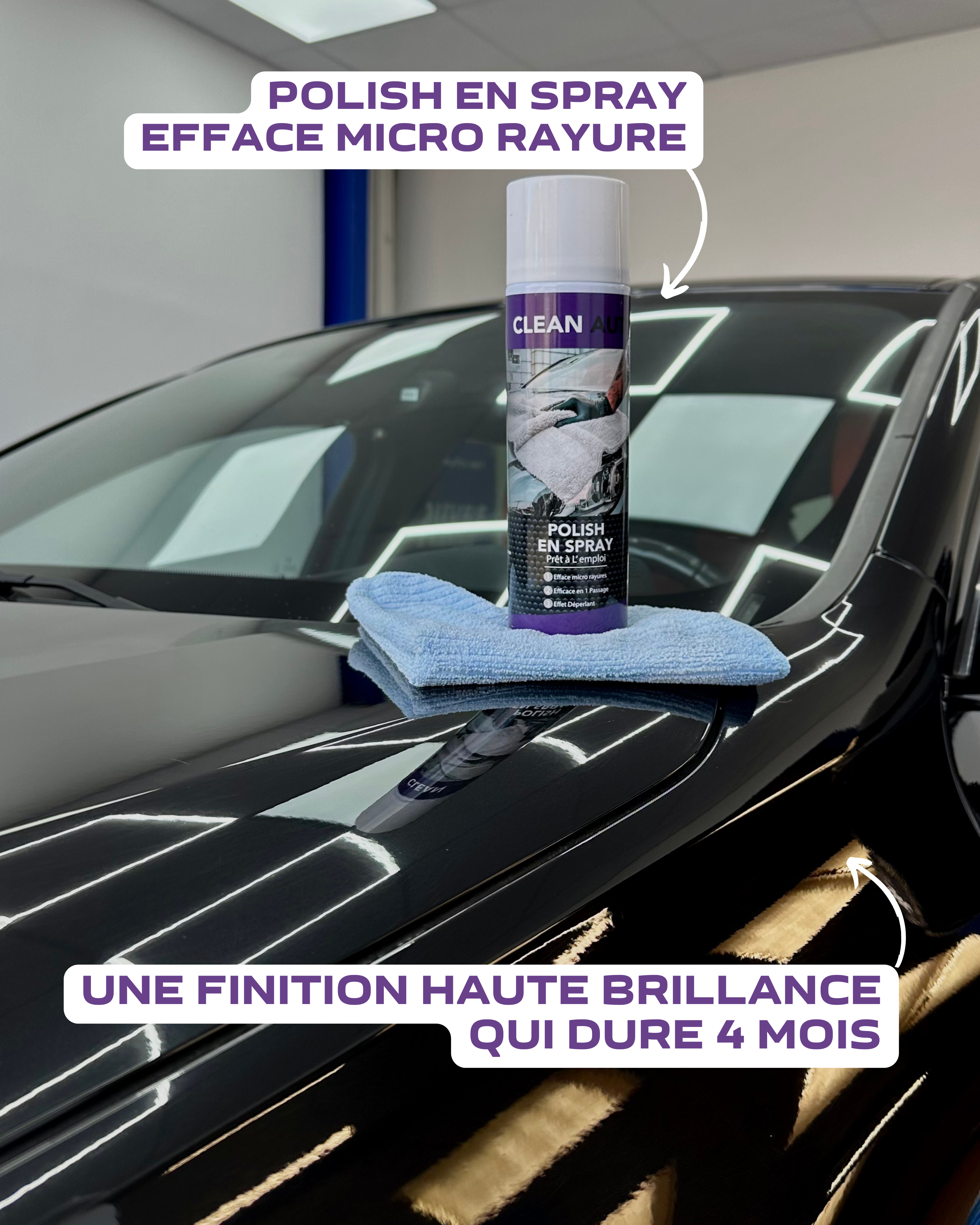 Polish - Haute brillance et déperlant