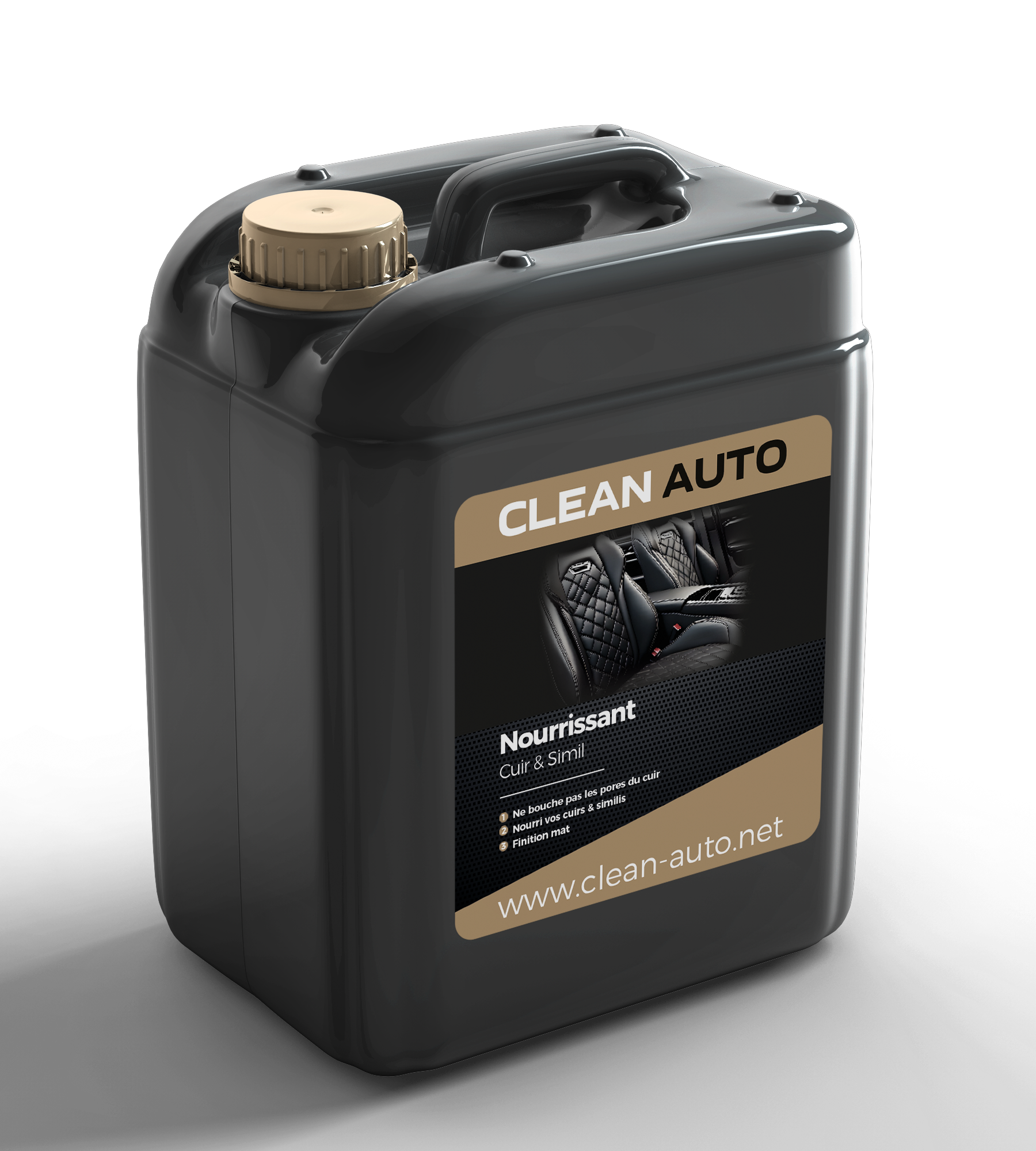 Pflegend für Leder und Kunstleder – (PAE) für langanhaltenden Schutz und ein neues Finish. 500 ml – 1 Liter – CLEAN AUTO – DETAILING 